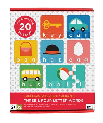 Spelling Puzzles: Objects: Three & Four Letter Words by Petit Collage