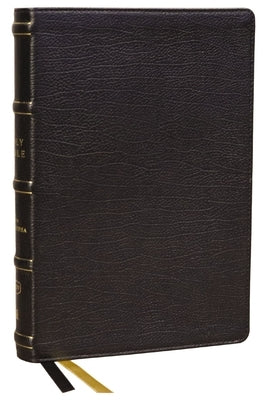 Kjv, Center-Column Reference Bible with Apocrypha Genuine Leather, Black, 73,000 Cross-References, Red Letter, Comfort Print: King James Version by Thomas Nelson