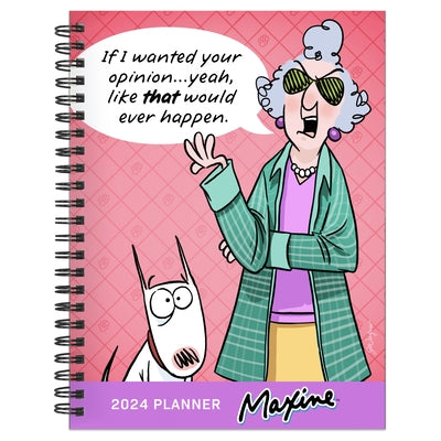 Cal 2024- Maxine Medium Weekly Monthly Planner by Maxine