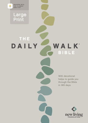 The Daily Walk Bible Large Print Nlt, Filament Enabled (Softcover) by New Living Translation