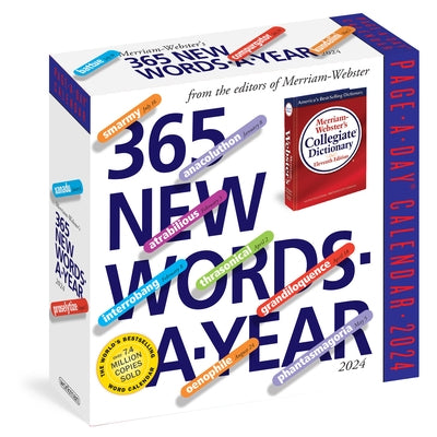 365 New Words-A-Year Page-A-Day Calendar 2024: From the Editors of Merriam-Webster by Workman Calendars