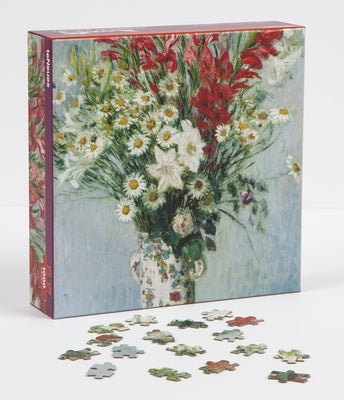 Teneues - 1,000 Piece Puzzle: Bouquet of Gladioli by Claude Monet, Full Color Printed Puzzle, 20 X 20 Puzzle, Poster Guide Insert Included: 1000-Piece by Teneues