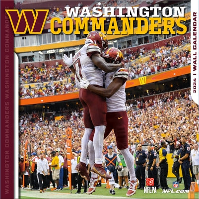 Washington Commanders 2024 12x12 Team Wall Calendar by Turner Sports