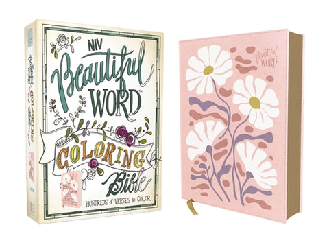 Niv, Beautiful Word Coloring Bible, Leathersoft, Pink: Hundreds of Verses to Color by Zondervan