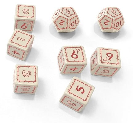 The One Ring White Dice Set by Free League Publishing