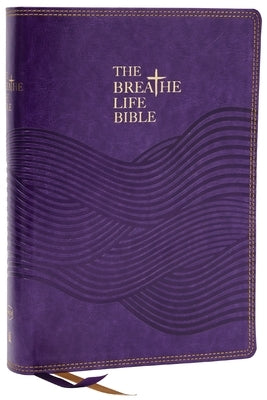 The Breathe Life Holy Bible: Faith in Action (Nkjv, Purple Leathersoft, Red Letter, Comfort Print) by Jenkins, Michele Clark