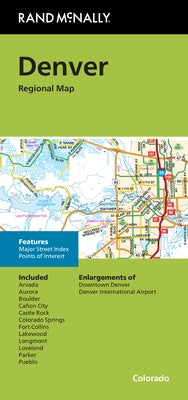 Rand McNally Folded Map: Denver Regional Map by Rand McNally