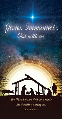 Offering Envelope - Christmas - Jesus Immannuel - John 1:14 (Niv) by Warner Press