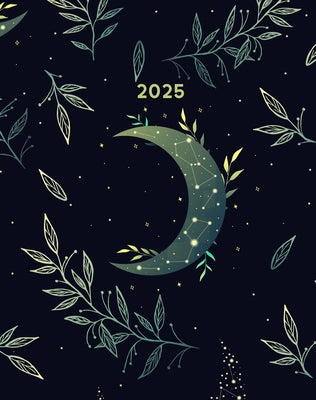 Floral Moon 2025 7.5 X 9.5 Booklet Monthly Planner by Willow Creek Press