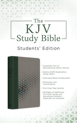 The KJV Study Bible, Students' Edition [Cypress & Smoke] by Hudson, Christopher D.