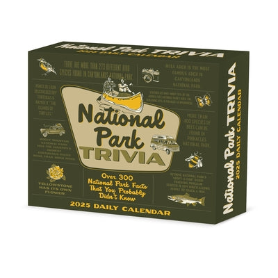 National Park Trivia 2025 6.2 X 5.4 Box Calendar by Willow Creek Press