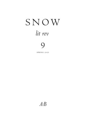 Snow Lit Rev, No. 9 by Barnett, Anthony