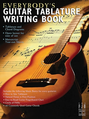 Everybody's Guitar Tablature Writing Book by Groeber, Philip