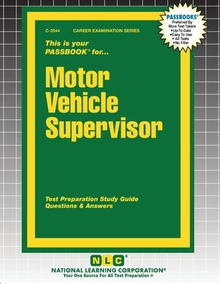 Motor Vehicle Supervisor by Passbooks