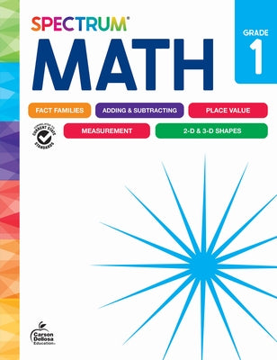 Spectrum Math Workbook, Grade 1 by Spectrum