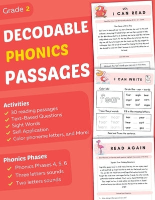 Decodable Phonics Passages Grade 2: Strengthen Reading and Comprehension Skills for Kids, Fun and Engaging Decodable Texts and More with Phonics and S by Dolton, Jed
