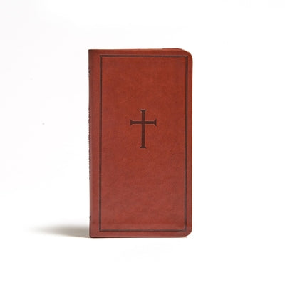 CSB Single-Column Pocket New Testament, Brown Leathertouch by Csb Bibles by Holman