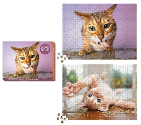Cats on Catnip 2-In-1 Double-Sided 1,000-Piece Puzzle by Marttila, Andrew
