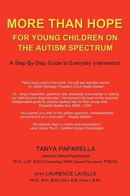 More Than Hope, for Young Children on the Autism Spectrum by Paparella, Tanya