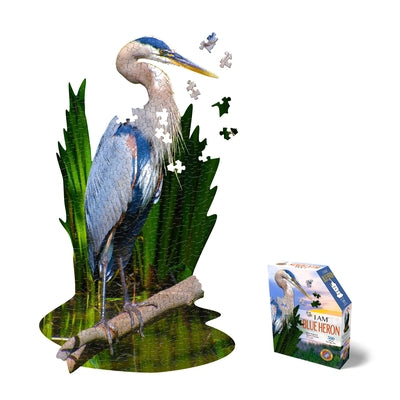 I Am Blue Heron 300 Pieces by Madd Capp