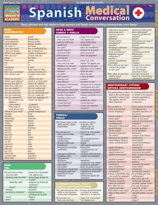 Spanish Medical Conversation: Quickstudy Laminated Reference Guide by Rosado, Joseph