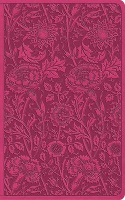 ESV Vest Pocket New Testament with Psalms and Proverbs (Trutone, Berry, Floral Design) by 