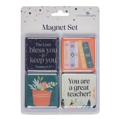 Magnet Set Bless You and Keep You Num 6:24 by Christian Art Gifts