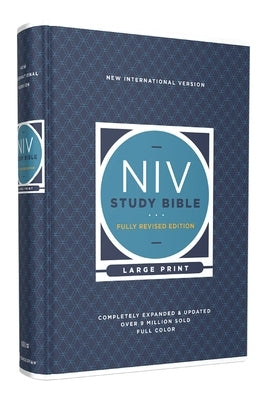 NIV Study Bible, Fully Revised Edition, Large Print, Hardcover, Red Letter, Comfort Print by Barker, Kenneth L.