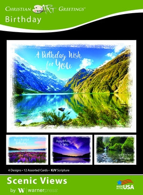 Boxed Cards - Birthday - Scenic Views by Warner Press