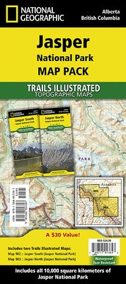 Jasper National Park [Map Pack Bundle] by National Geographic Maps