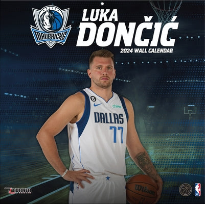 Dallas Mavericks Luka Doncic 2024 12x12 Player Wall Calendar by Turner Sports