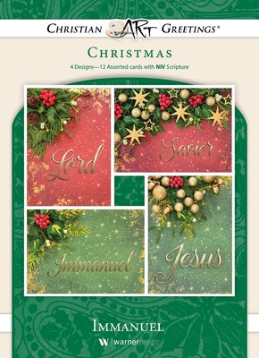 Immanuel - Boxed Cards - Asst - Christmas by Warner Press