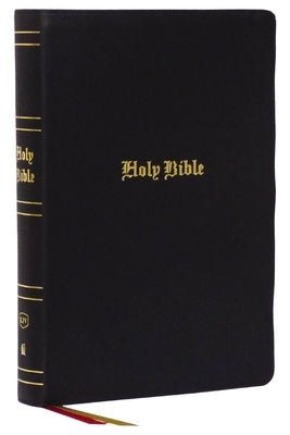 KJV Holy Bible, Super Giant Print Reference Bible, Black, Genuine Leather, 43,000 Cross References, Red Letter, Comfort Print: King James Version by Thomas Nelson