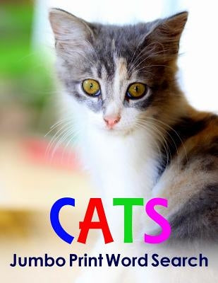 Cats Jumbo Print Word Search by Puzzlefast