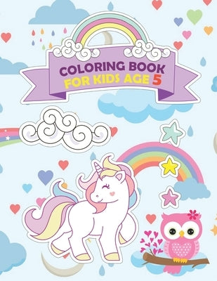 Coloring Book Unicorn Journal and Sketchbook for Kids age 5: Unicorn Journal and Notebook for Kids, space for Coloring, Drawing and Sketching. by Islam, Saiful