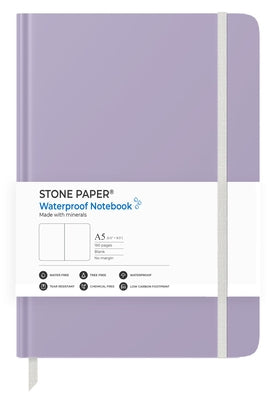 Stone Paper Lavender Blank Notebook by Stone Paper Solutions Ltd