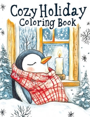 Cozy Holiday Coloring Book: Cute Christmas Season Featuring Adorable Scenes with Animals, Bold and Easy Designs for Relaxation, Perfect for Both A by Temptress, Tone