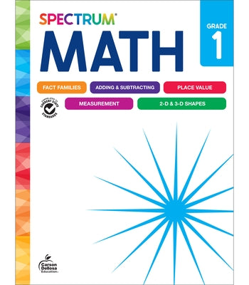 Spectrum Math Workbook, Grade 1 by Spectrum