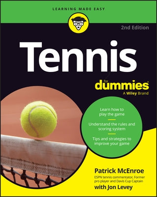 Tennis for Dummies by McEnroe, Patrick