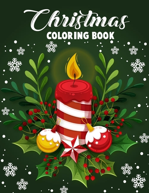 Christmas coloring book.: Merry Christmas Coloring Book with Fun, Easy, and Relaxing Designs for Adults Featuring Beautiful Winter Florals, Fest by Press House, Blue Moon