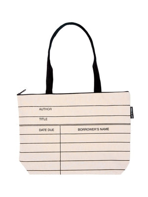 Library Card Market Tote Bag by 