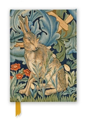 V&a: William Morris: Hare from the Forest Tapestry (Foiled Journal) by Flame Tree Studio