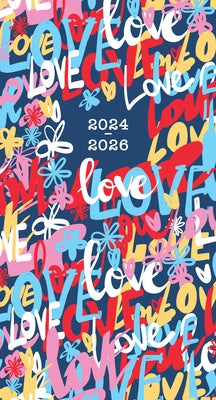 2025 Love, Love, Love Checkbook/2 Year Pocket Planner by Sellers Publishing, Inc