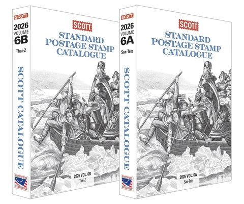 2026 Scott Stamp Postage Catalogue Volume 6: Cover Countries San-Z (2 Copy Set): Scott Stamp Postage Catalogue Volume 6: Countries San-Z by Bigalke, Jay