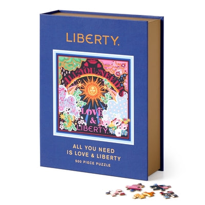 Liberty All You Need Is Love 500 Piece Book Puzzle by Galison