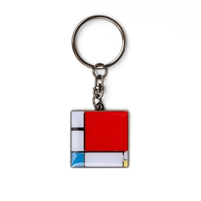 Keychain - Composition II - Mondrian by Today Is Art Day