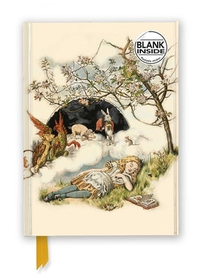 British Library: Alice Asleep, from Alice's Adventures in Wonderland (Foiled Blank Journal) by Flame Tree Studio