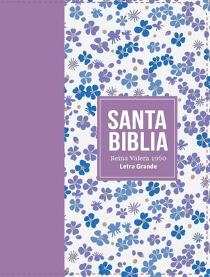 Biblia Rvr 1960 Compacta S?mil Piel Flores Lila Claro (Bible Rvr 1960 Compact Size Leatherlike Light Lilac Flowers(spanish Edition) by Reina Valera 1960