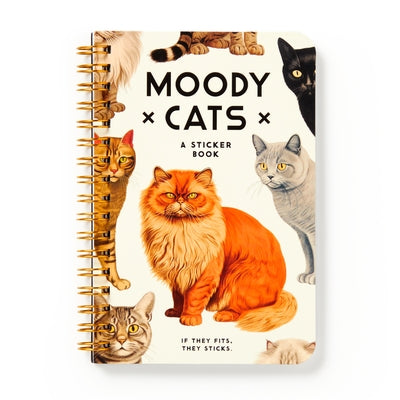 Moody Cats Sticker Book by Brass Monkey, Brass
