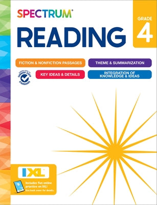 Spectrum Reading Workbook, Grade 4 by Spectrum
